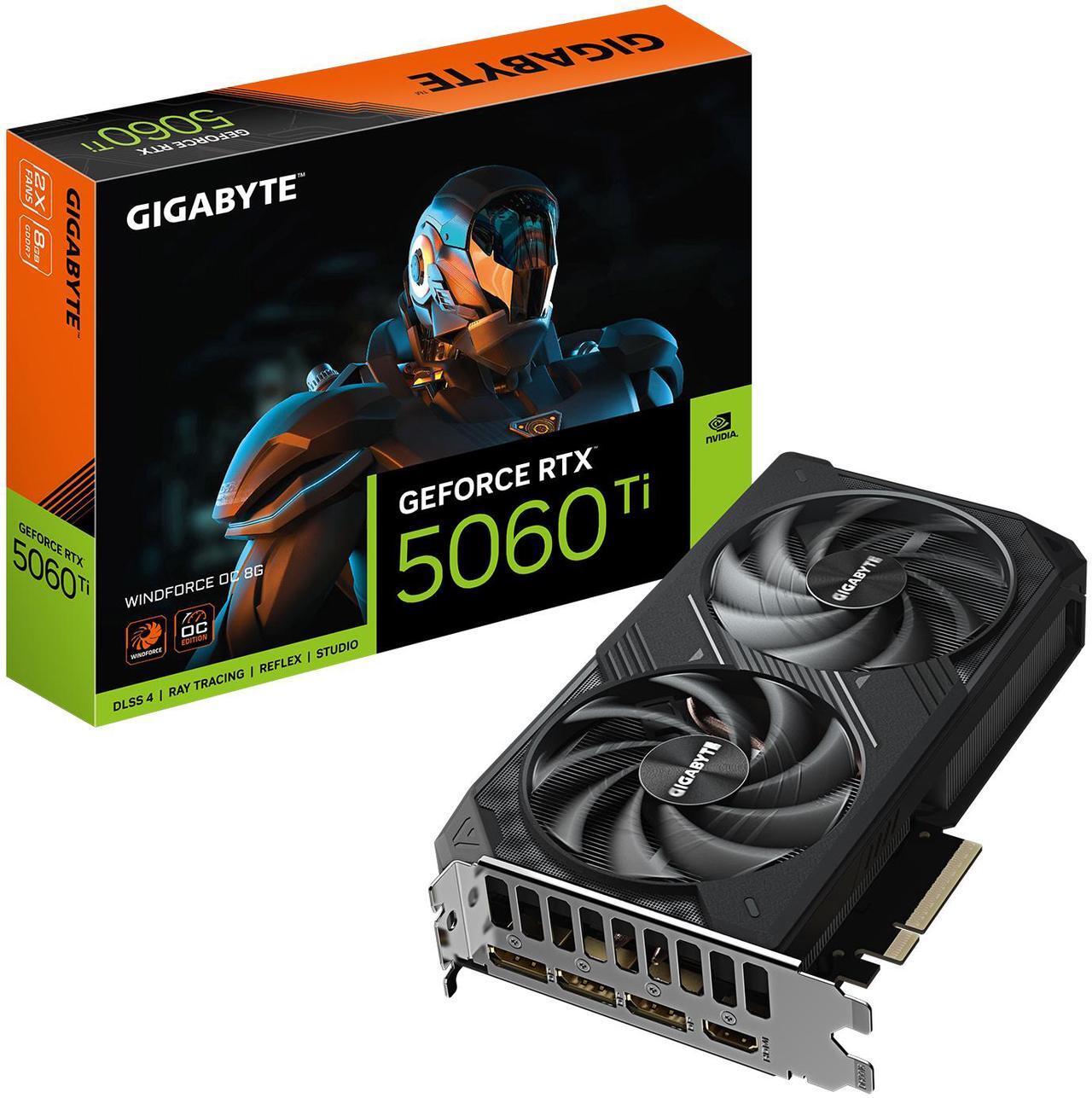 VGA 8GB RTX 5060 TI GIGABYTE WINDFORCE OC