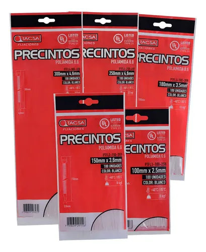 Precintos de 40 cm x4,6mm