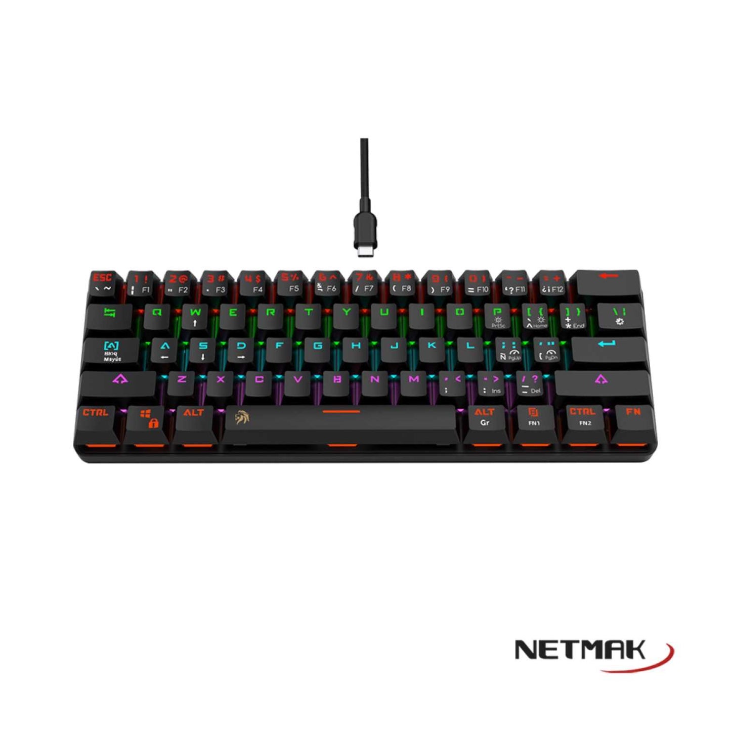 Teclado Netmak NM dominate Mecanico 60%