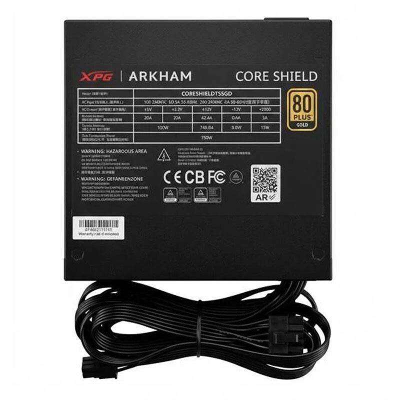 Fuente 750w arkham 80+ gold