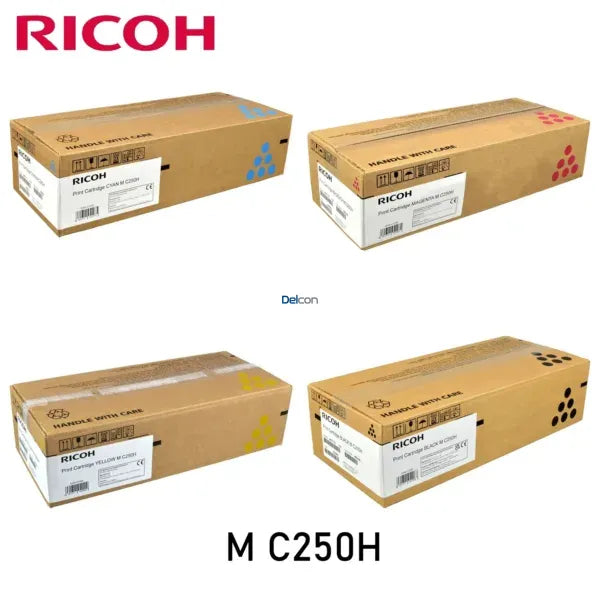 Chip Toner p/ RicohM c250fw C251p c301 c311w Negro/Cyan/yellow/Magenta