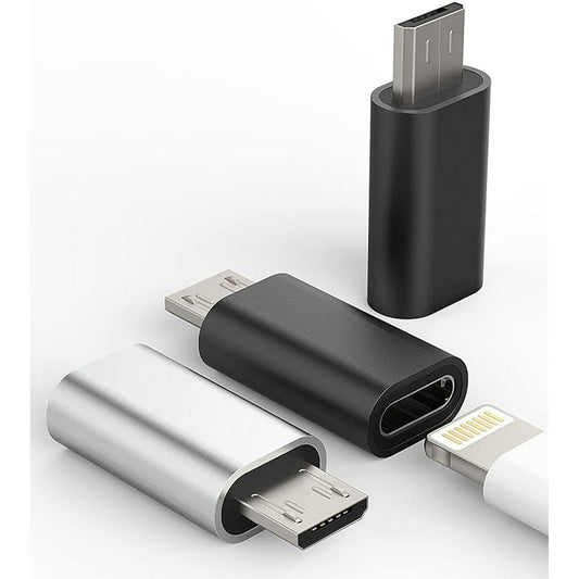 Adaptador Usb Iphone Macho a Micro Usb Hembra