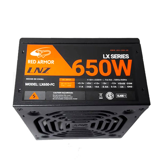 Fuente 650w Lnz XT650-PS Real
