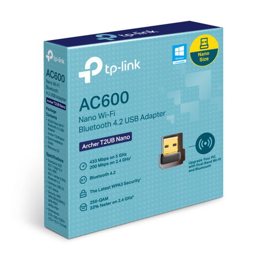 Adaptador USB WiFi Nano TP-LINK T2UB AC600
