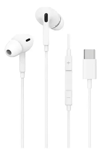 Auricular Tipo C LR403 LyR Blanco/Negro