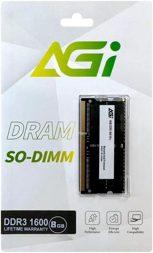 Sodimm DDR3 8gb 1600MHz AGI