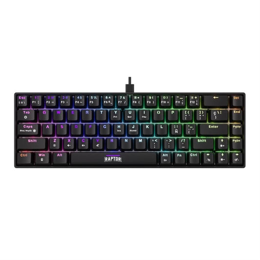 Teclado Gamer Raptor Fireclaw M68 Mecanico RGB