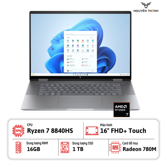 NOTEBOOK HP ENVY  RYZEN 7 8840/16GB RAM/SSD 1TB