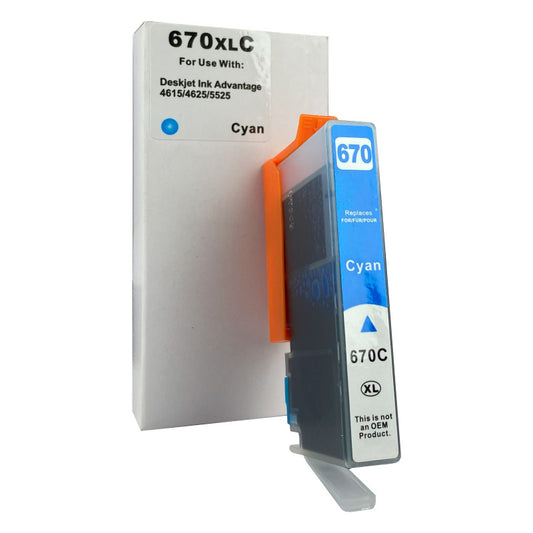 CART HP 670XL CYAN ALT