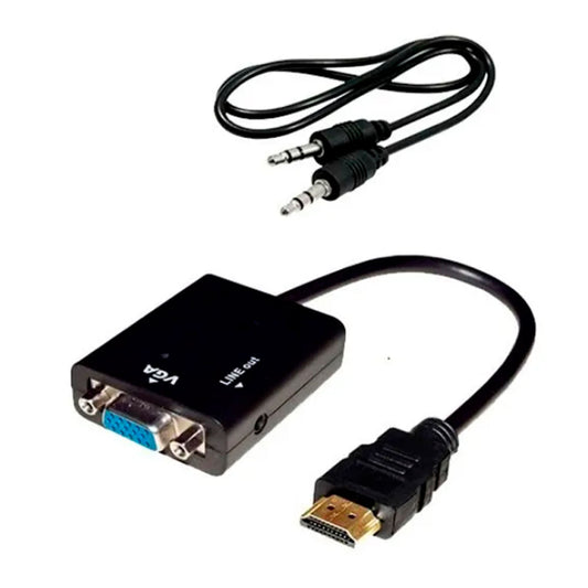 Conversor Hdmi a Vga +Audio