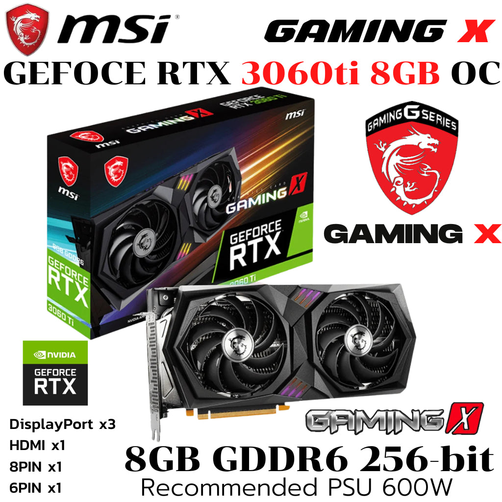 Vga Msi Rtx 3060ti 8gb GDDR6