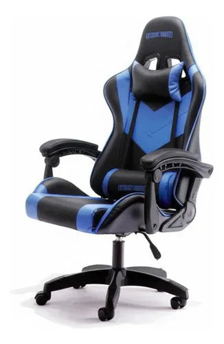 Silla Gamer Extreme Hunter Azul y negro
