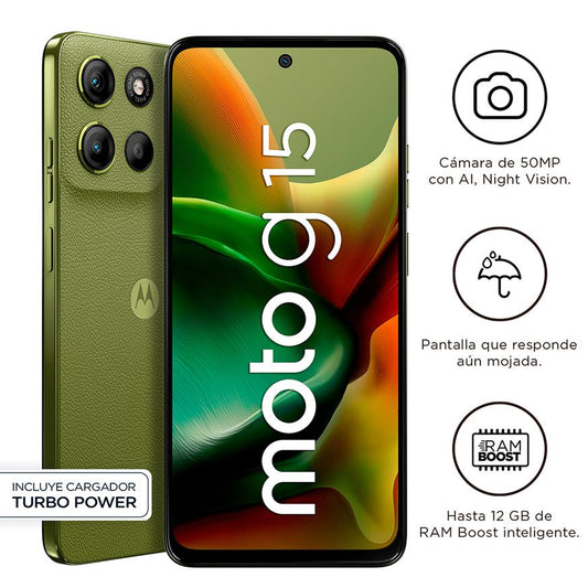 CELULAR MOTOROLA G15 4GB/256GB