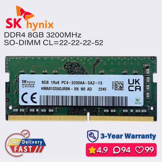 Sodimm Ddr4 8gb 3200Mhz SK Hynix