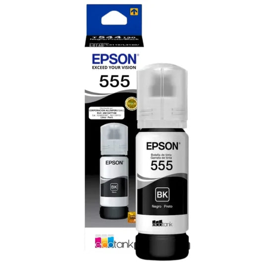 Tinta Epson 555 Original Negro 70ml