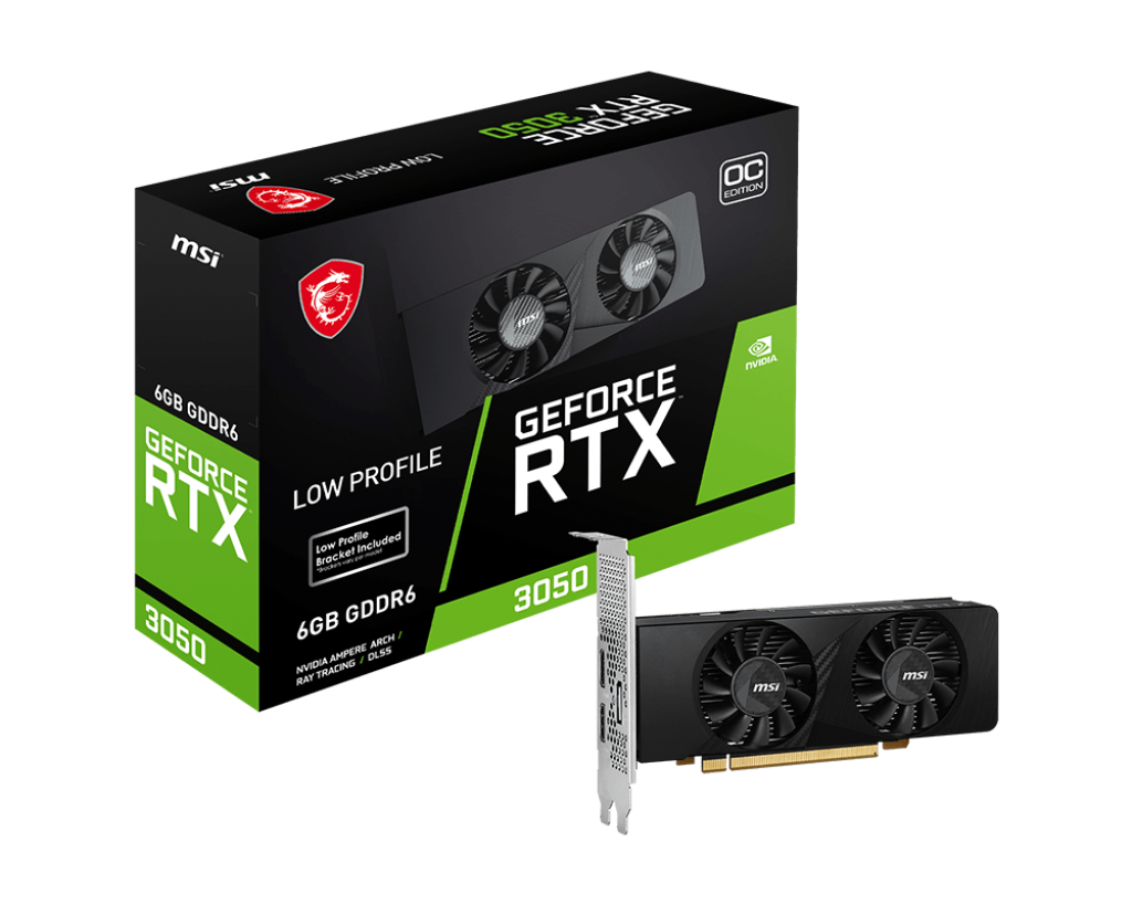 VGA 6GB RTX 3050 MSI LP 6G OC