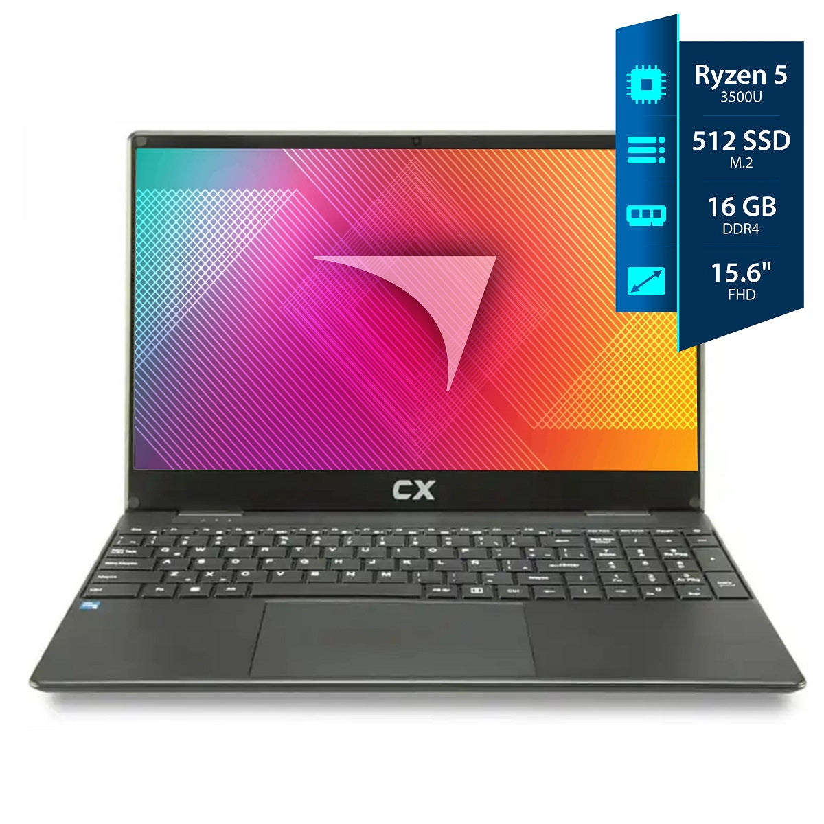 Notebook Cx 15.6"ryzen 5 3500u 16gb ram/ssd 512gb