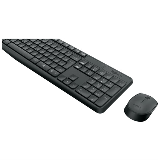 Teclado + Mouse Logitech MK235 Wireless Black