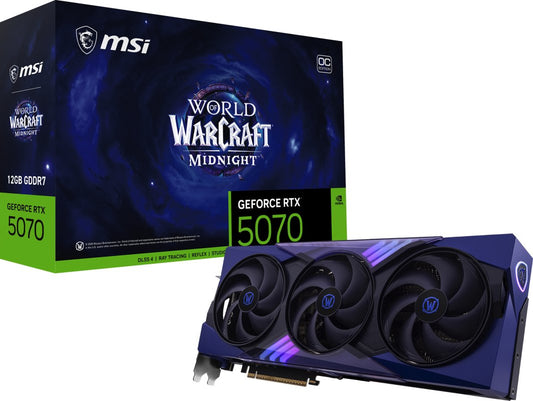 VGA 12GB RTX 5070 MSI WORLD OF WARCRAFT OC
