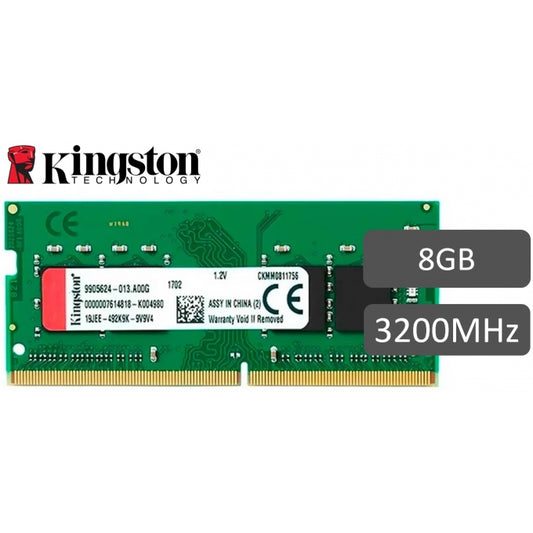 Sodimm Ddr4 8gb 3200Mhz Kingston