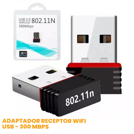 Adaptador USB WiFi 802.11 Mini 300MB/s