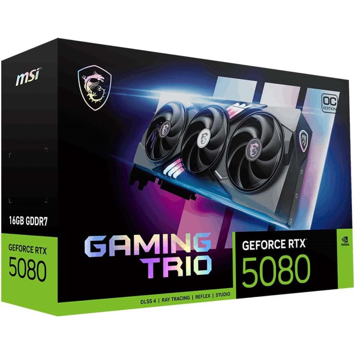 VGA 16GB RTX 5080 MSI GAMING TRIO GDDR7
