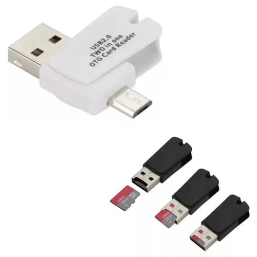 Adaptador Seisa Usb a Lector de Memoria y Micro usb