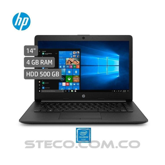Notebook Hp 14" Intel Celeron N4020/ Ram 4gb/ Hdd 500gb