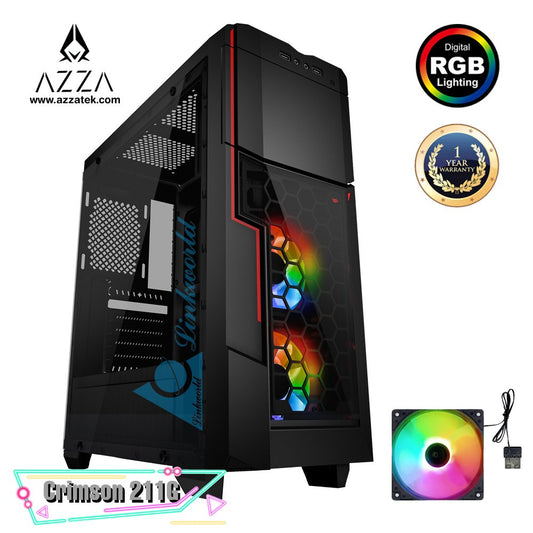 Gabinete Gamer Azza 211G Rgb