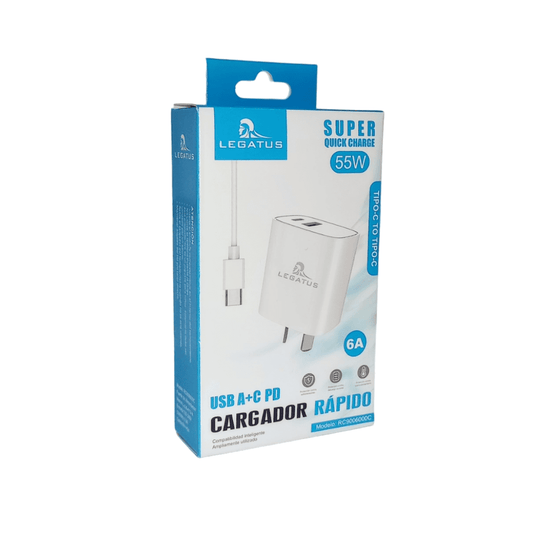 CARGADOR LEGATUS USB C 55W