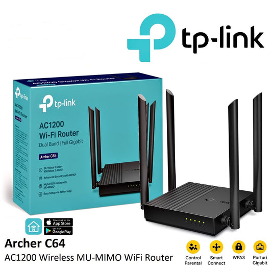 Router ARCHER C64AC1200 Dual Band Tp-Link
