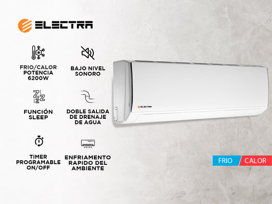 Aire Acondicionado Split Electra 6200w f/c