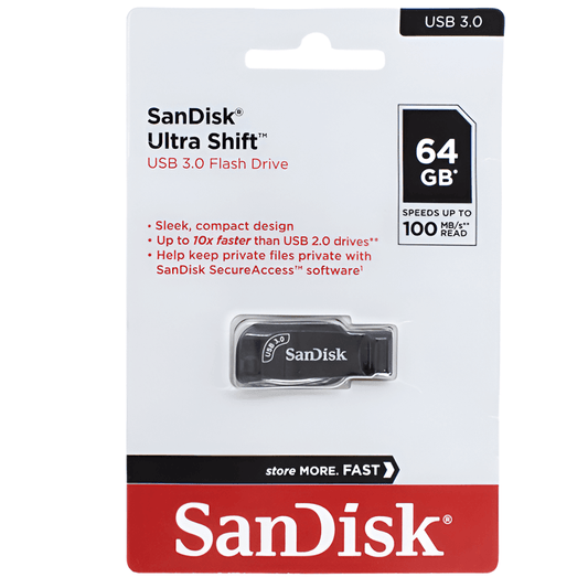 Pendrive 64gb SanDisk Ultra Shift 3.0
