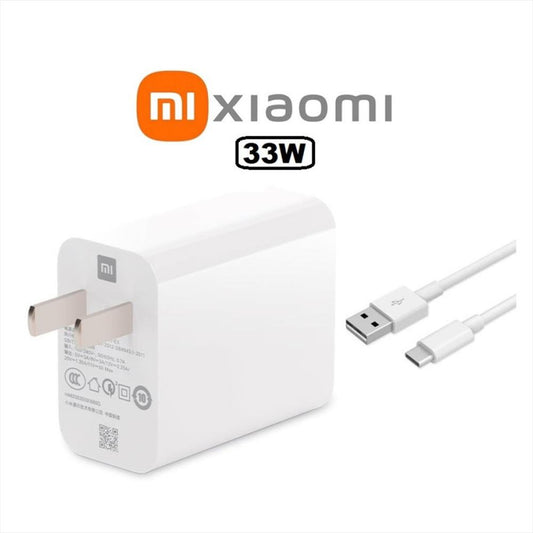 cargador xiaomi 33w tipo c