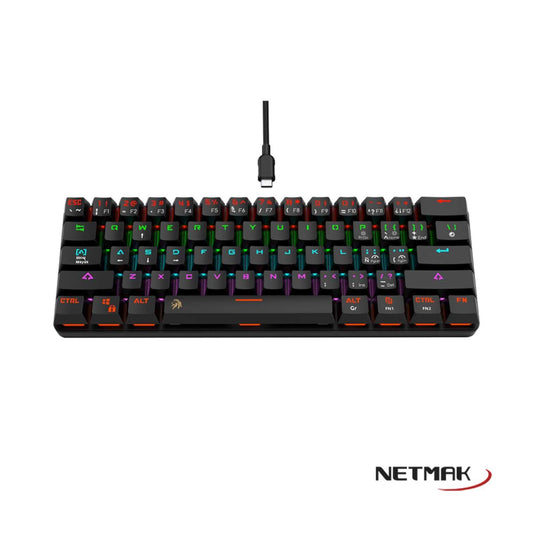 Teclado Netmak  NM dominate Mecanico 60%