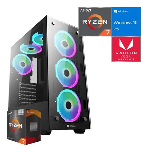 PC CX AMD Ryzen 7 5700G + 8GB + SSD 240GB (ASUS)