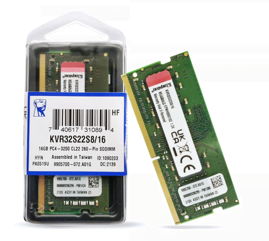 Sodimm Ddr4 16gb 3200Mhz Kingston
