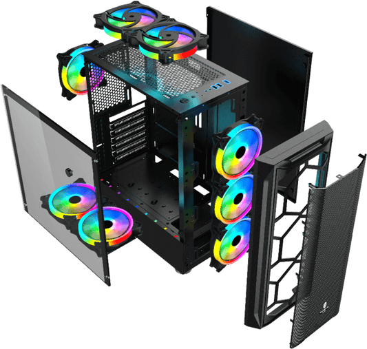 Gabinete Gamer Brainstorm Spark Rgb