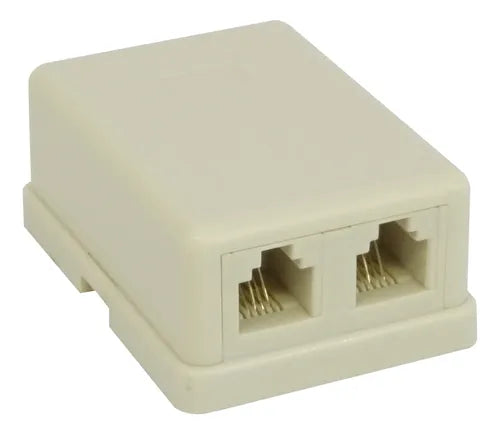 Roseta doble Rj11