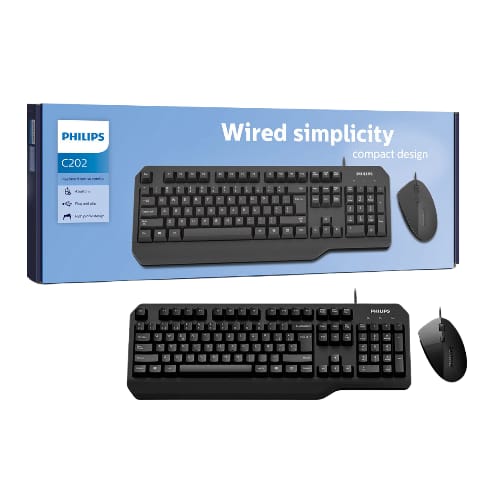 Teclado y Mosue Philips C202