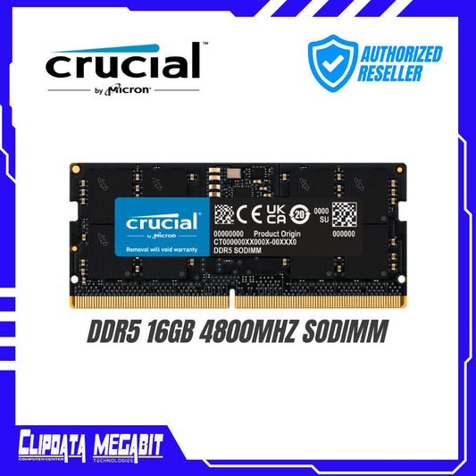 sodimm ddr5 16gb Crucial 4800hmz