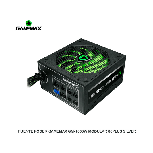 Fuente 1050w Gamemax 80 Plus Silver Modular