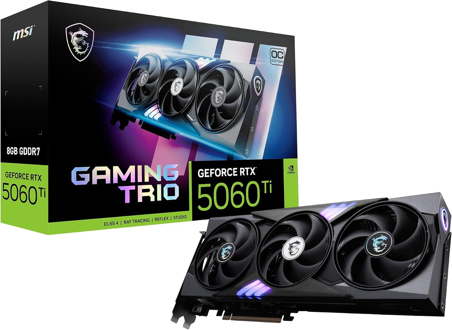 VGA 8GB RTX 5060 TI MSI GAMING TRIO OC GDDR7
