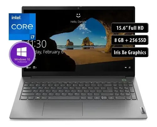 Notebook Lenovo Thinkbook 15,6" i7 11va/ Ram 8gb/ Ssd 256gb