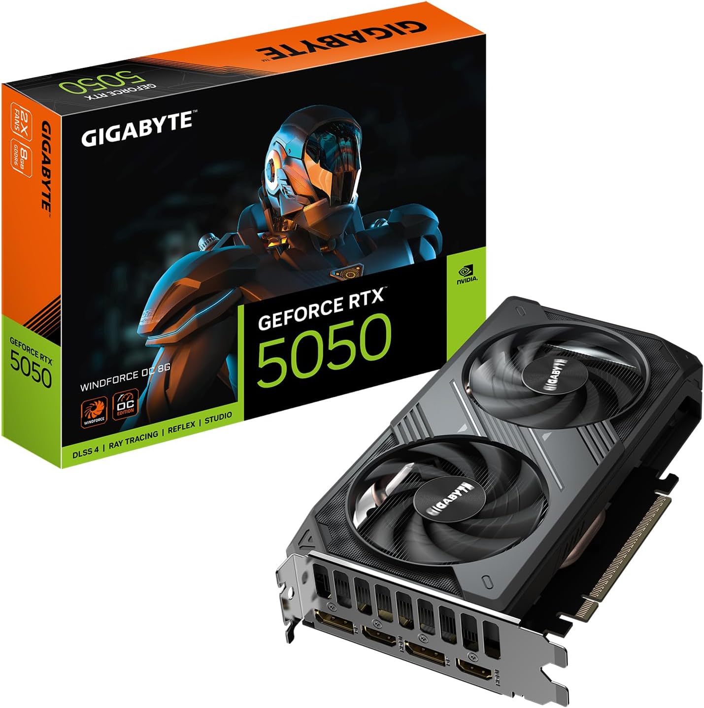 VGA 8GB RTX 5050 GIGABYTE WINDFORCE OC