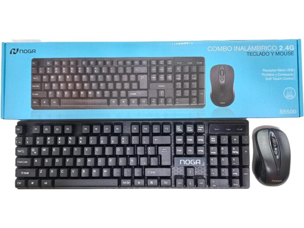 Teclado y Mouse Noganet S5500 Usb Wireless