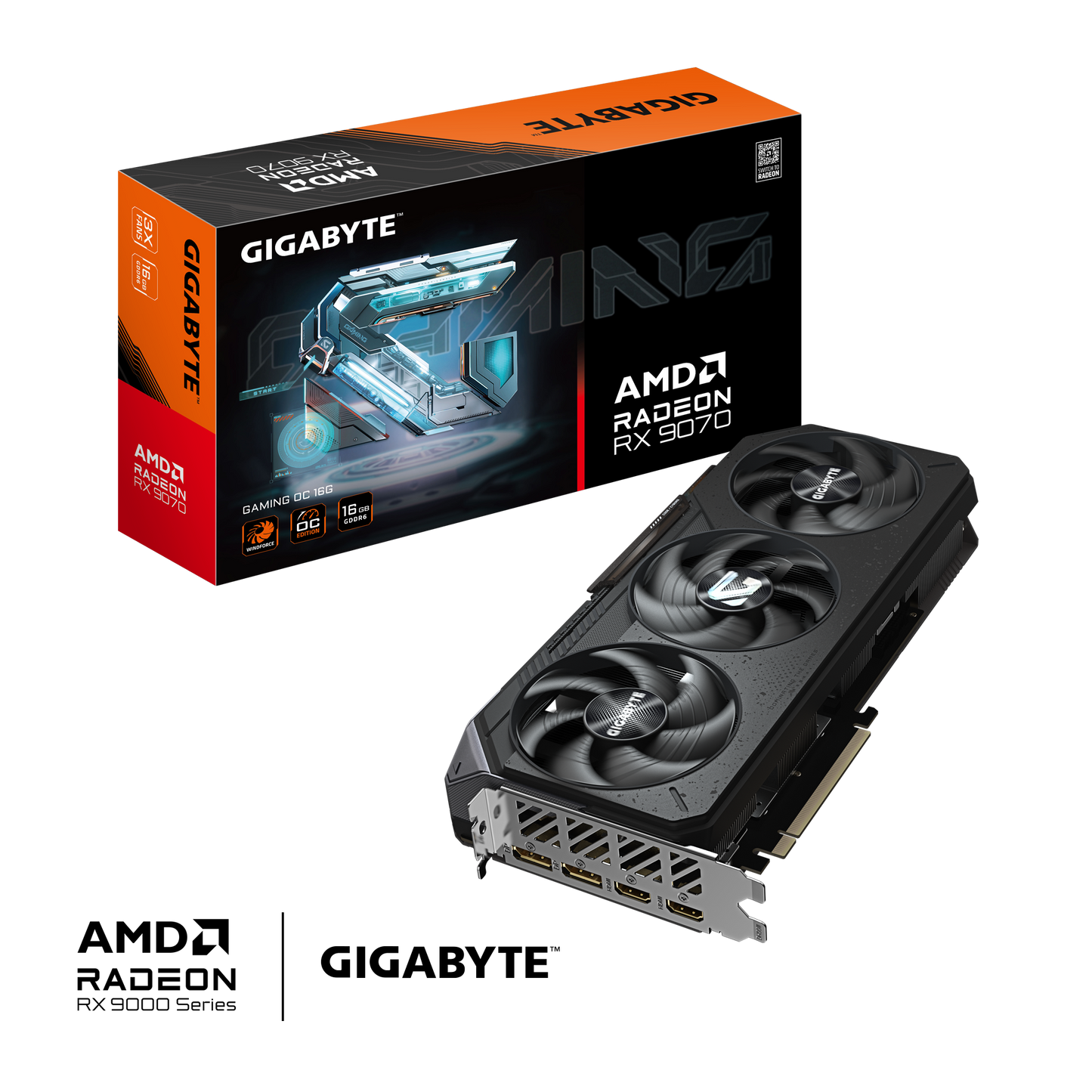 VGA 16GB RX 9070 GIGABYTE GAMING OC 16GB