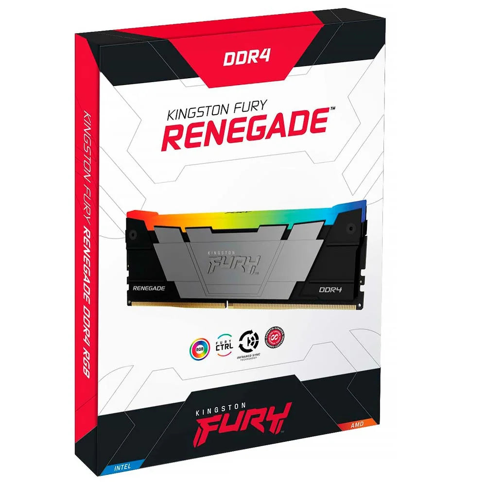Mem Ddr4 8gb 3200Mhz Kingston Fury Renegade Rgb