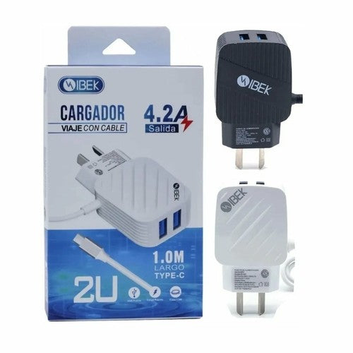 CARGADOR IBEK IB2608 TIPO C