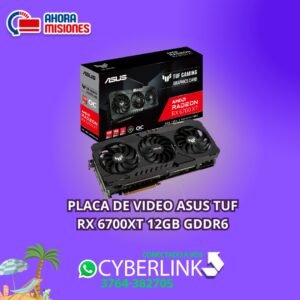 PLACA DE VIDEO ASUS TUF RX 6700xt 12GB GDDR6